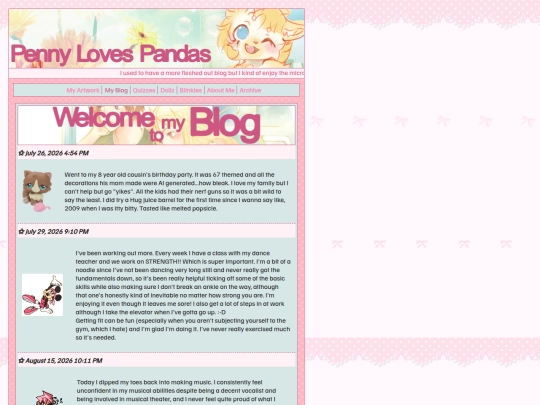 blog screenshot