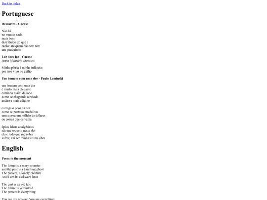 poetry screenshot