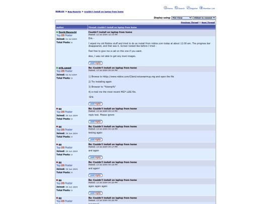 Portal/Forum/ShowPost/PostID=10 screenshot