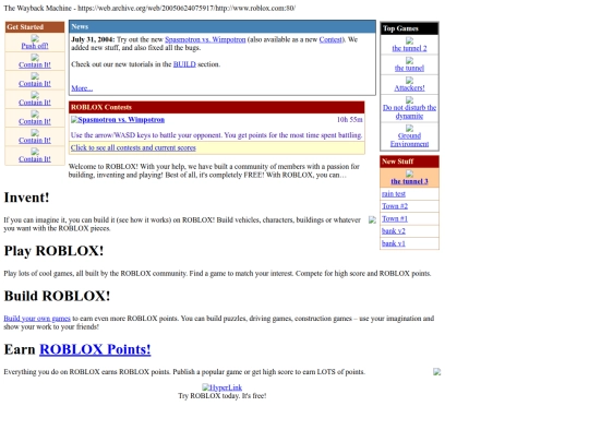 Portal/jnkmWelcome to ROBLOX! screenshot