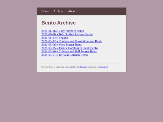archive screenshot