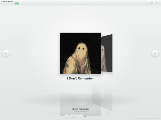 Music screenshot