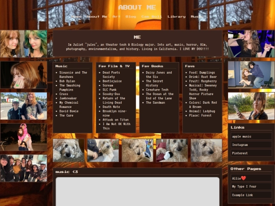 about me/aboutme screenshot