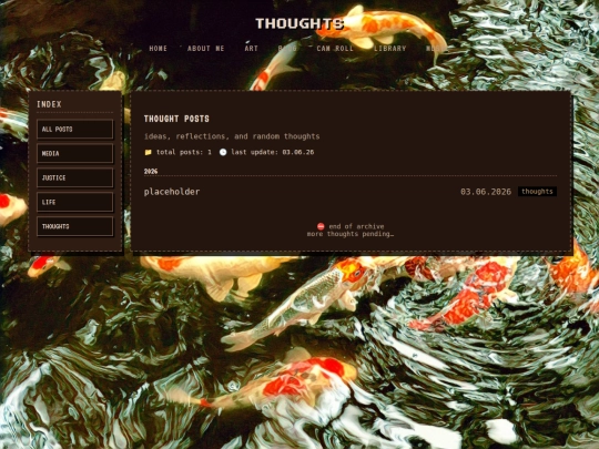 blog/thoughts/thoughts.home screenshot