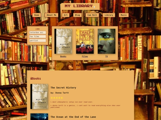 library screenshot