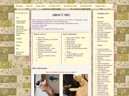 aboutme screenshot