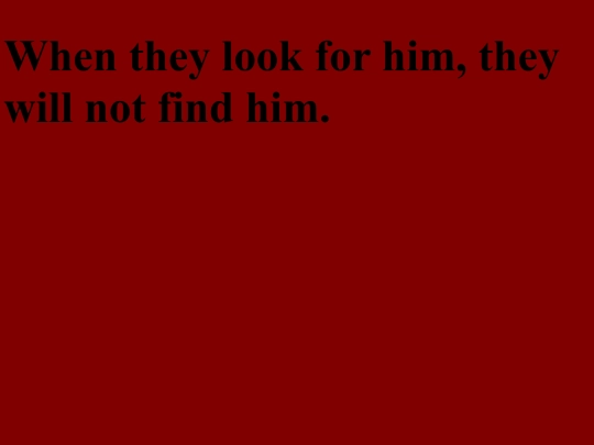 page/theywillnotfindhim screenshot