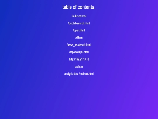 index screenshot