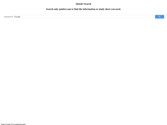 quizlet-search screenshot