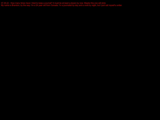 journal screenshot