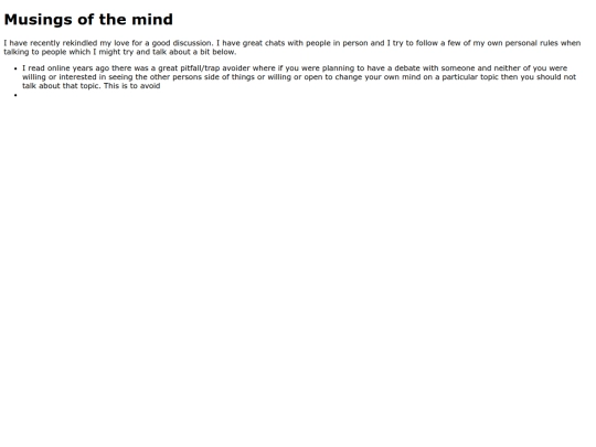 musingsandmindwanderings screenshot