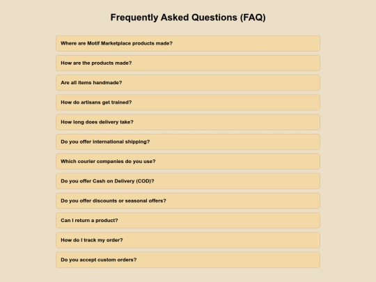 faq screenshot