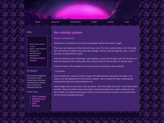 frontpage screenshot