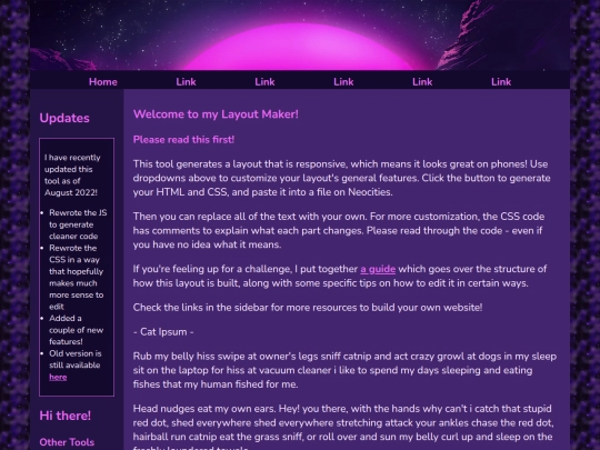 testlayout screenshot