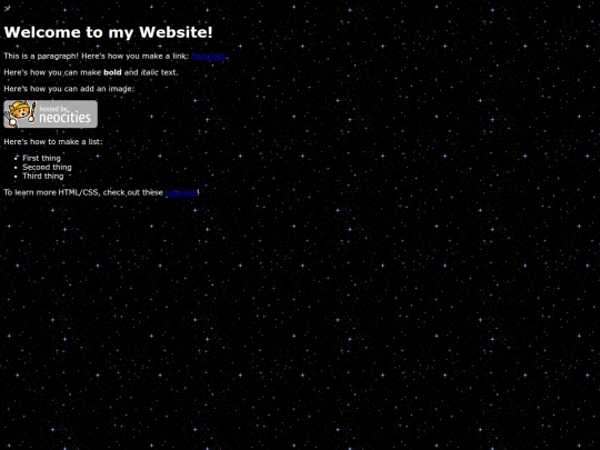 index screenshot