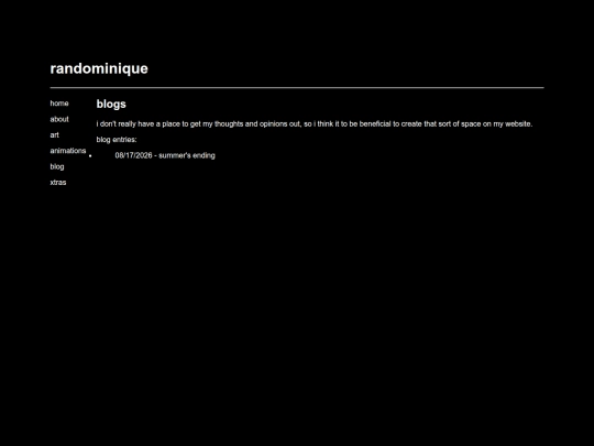 blog screenshot