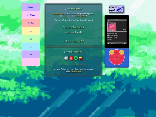 Release Template screenshot