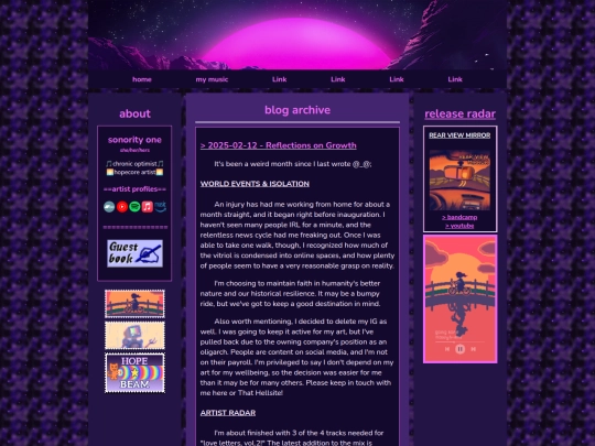 blog-archive screenshot