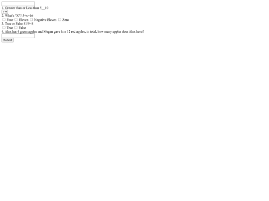 Math Test/Math Test screenshot