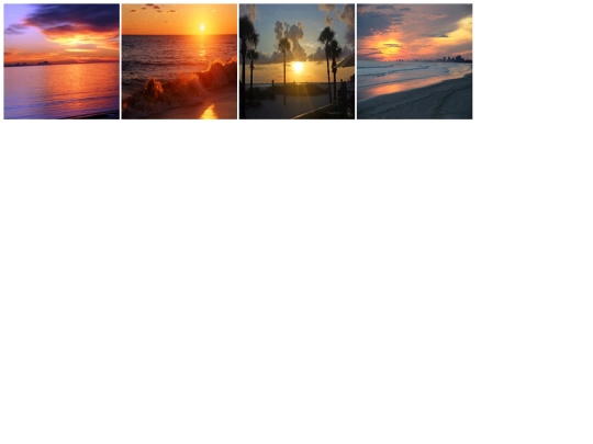 Sunset HTML/HTML for Gallery screenshot