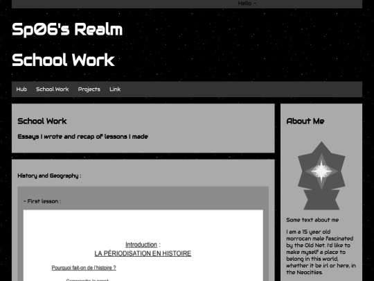 school-work screenshot