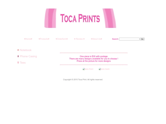 tees screenshot