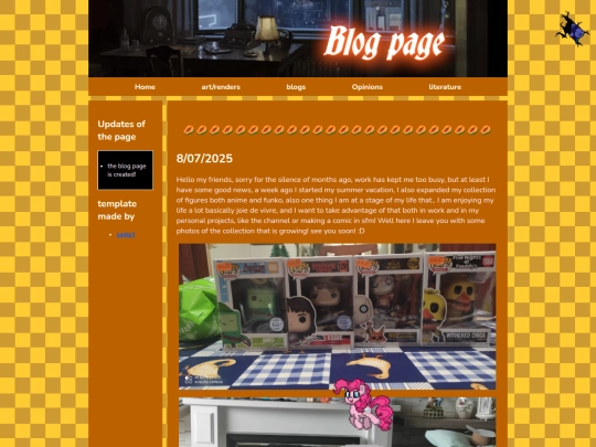 blogpage screenshot