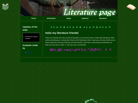 literaturepage screenshot