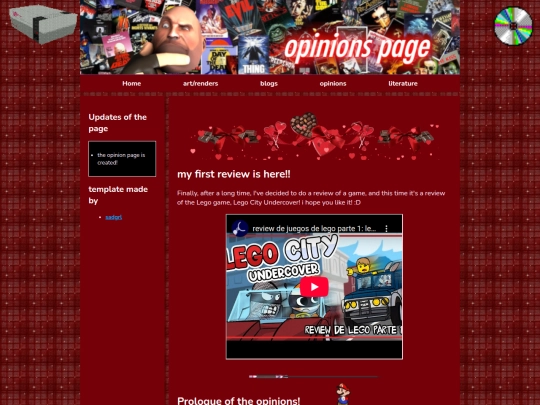 opinionspage screenshot