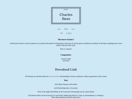 sessions/discoursei screenshot
