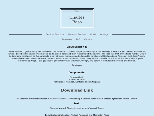 sessions/valueii screenshot