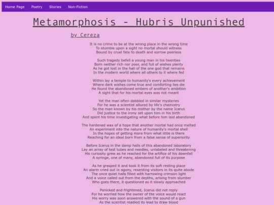 Metamorphosis screenshot