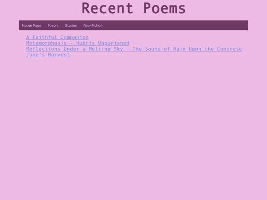 recent_poetry screenshot