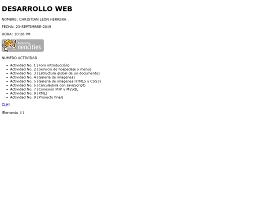 index screenshot