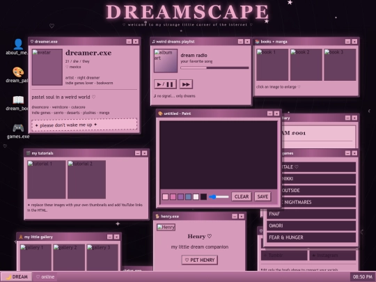 index screenshot