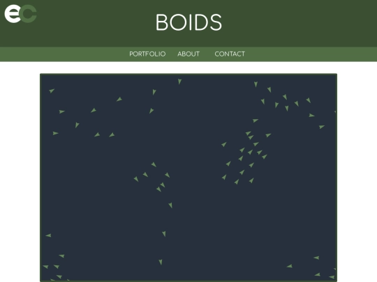 boids screenshot