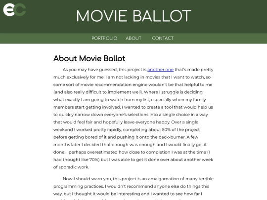 vote/about screenshot