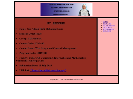 aboutme screenshot