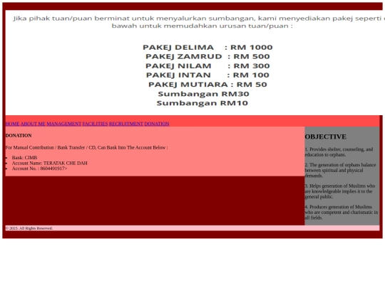 donation screenshot