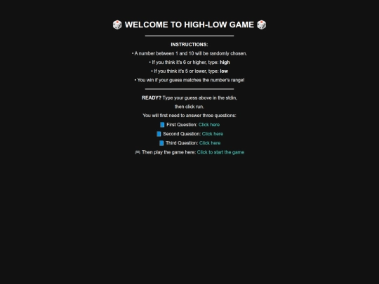 Theinstuections screenshot