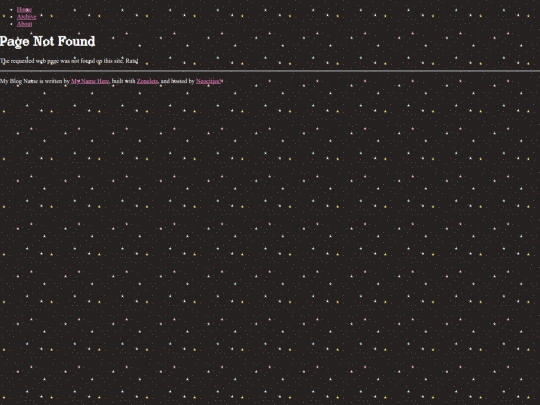 blog/not_found screenshot