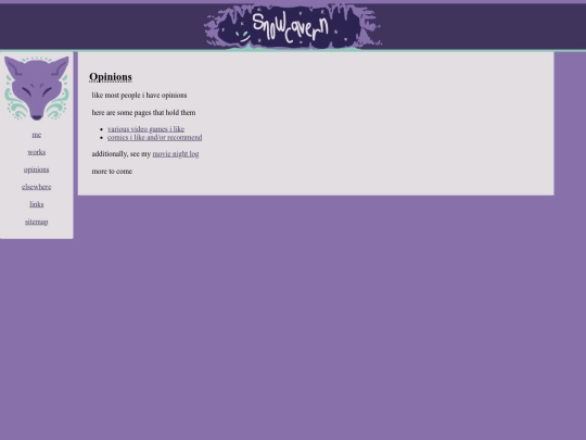 opinions screenshot