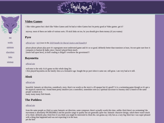 opinions/vgames screenshot