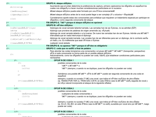 NLP/syllable/explicación screenshot