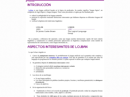 conlang/lojban/artículo screenshot