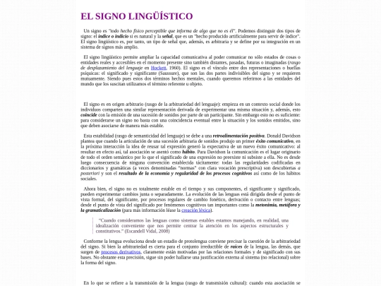 linguistics/intro/el_signo screenshot