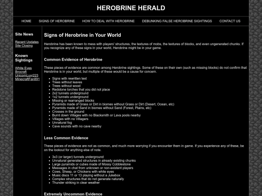signs screenshot