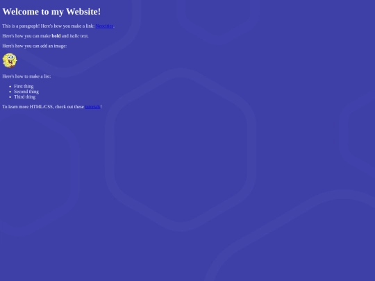 test screenshot