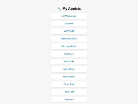 menu screenshot