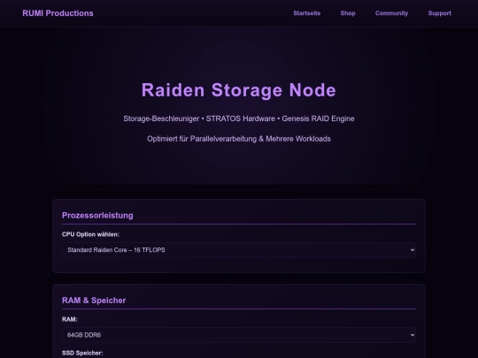 raiden-storage-node screenshot